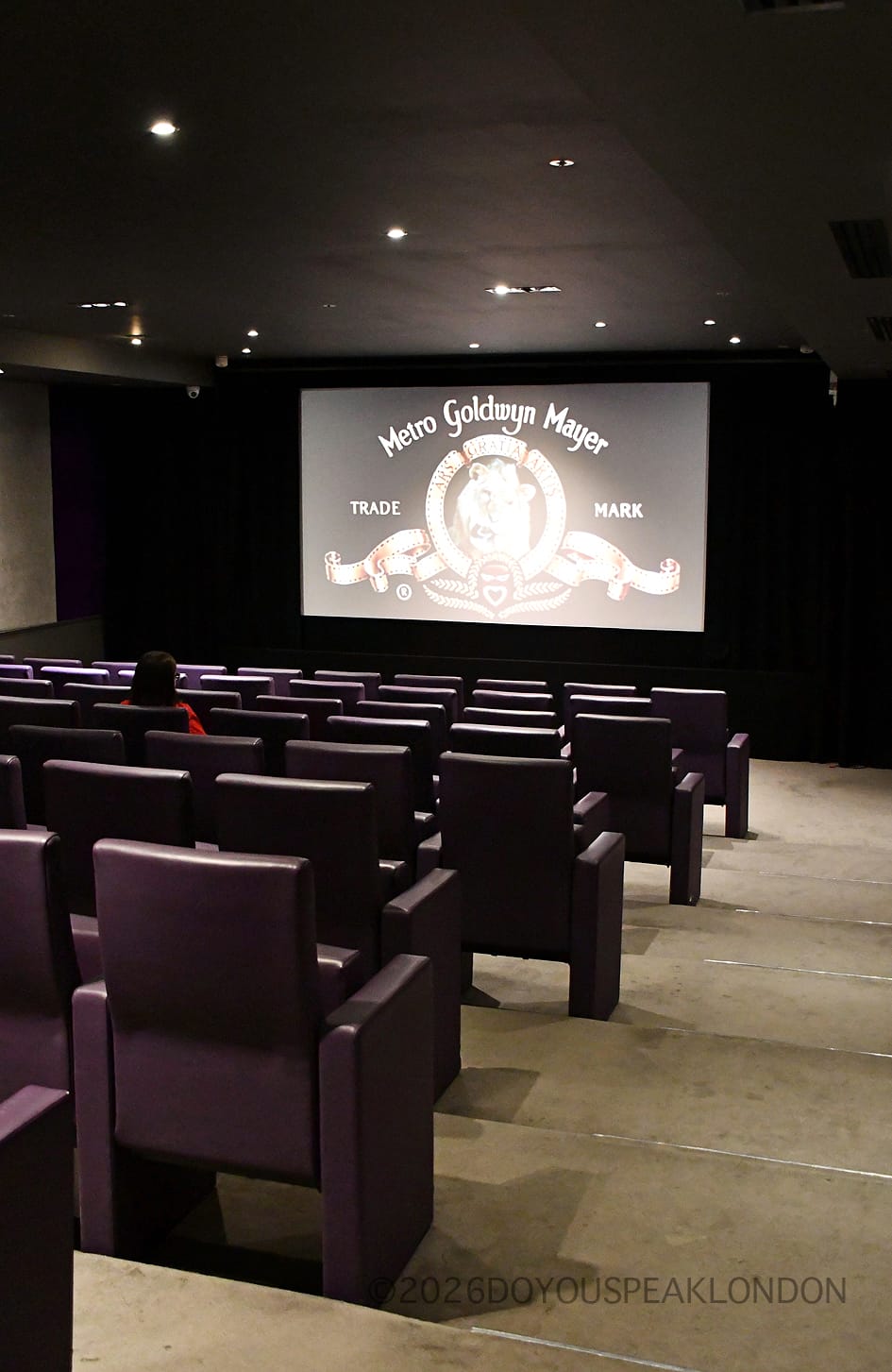 The private cinema at the Courthouse Hotel Soho