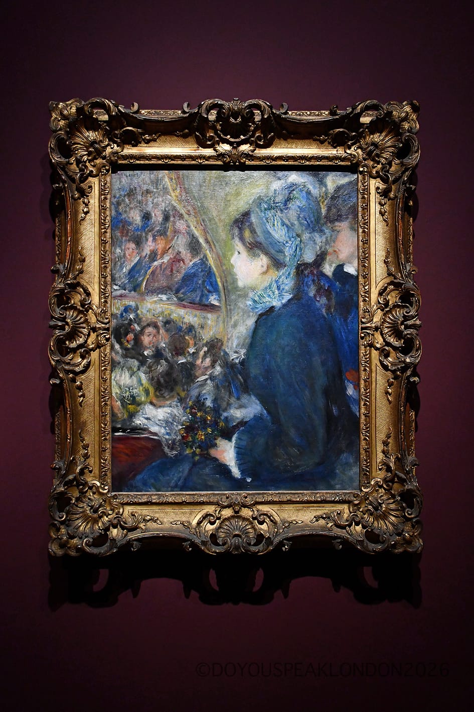 Renoir's At the Theatre (La Première Sortie) at the National Gallery