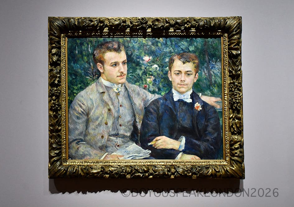 Renoir's portrait of Charles and Georges Durand-Ruel at the National Gallery