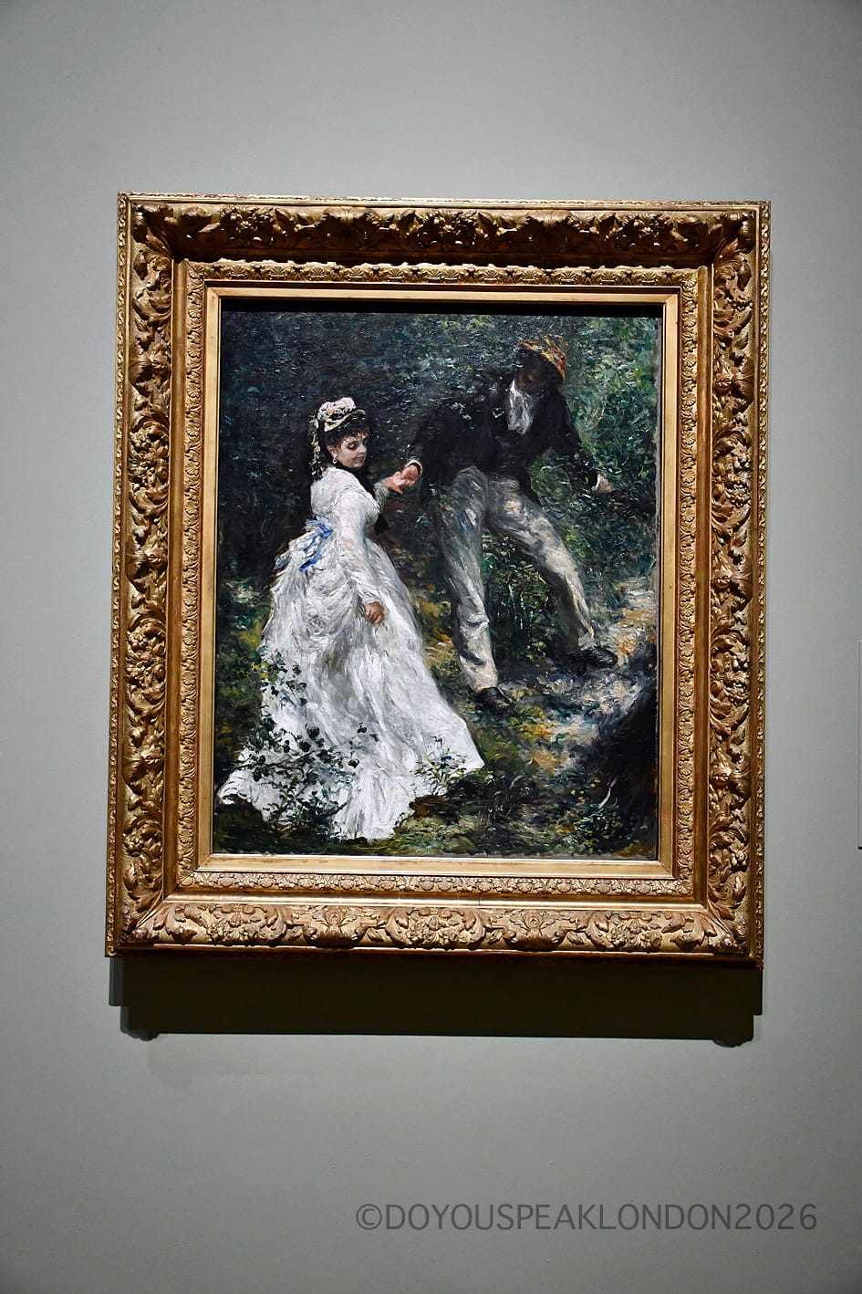 Renoir's La Promenade (1870) at the Renoir and Love exhibition