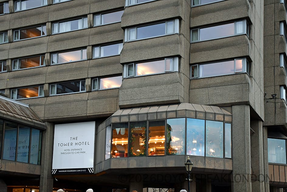 The Tower Hotel, home of VU from The Tower, next to Tower Bridge in London