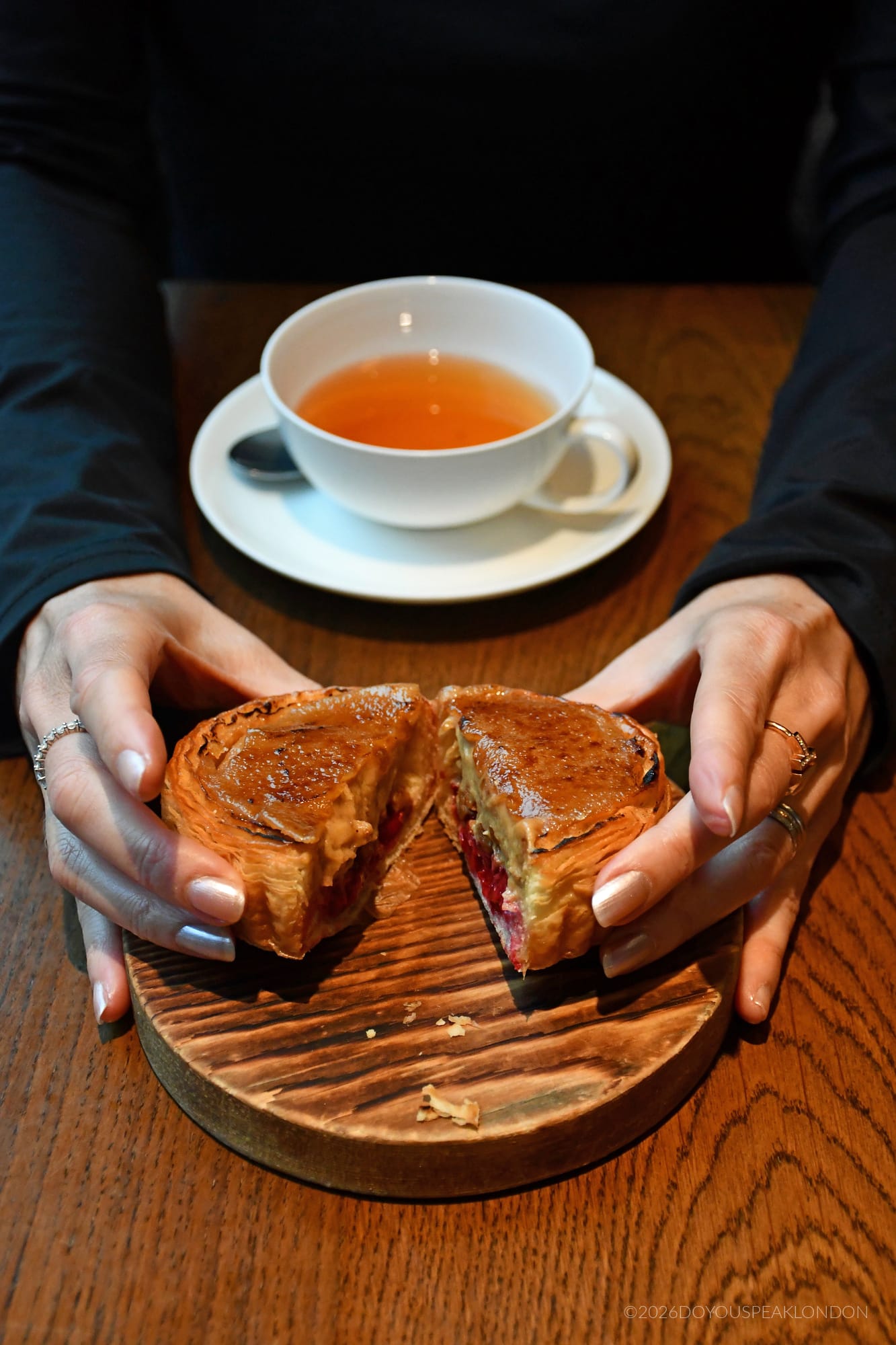 Cup of Mariage Freres Marco Polo rooibos tea at HIDE