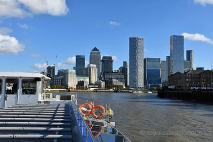 A delightful scenic Thames lunch with City Cruises