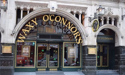 Waxy O'Connor's: London's Irish Pub of the year!
