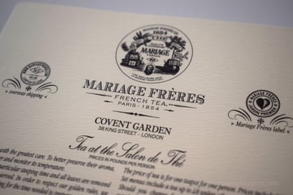 The complete guide to Tea with Mariage Frères in Covent Garden!