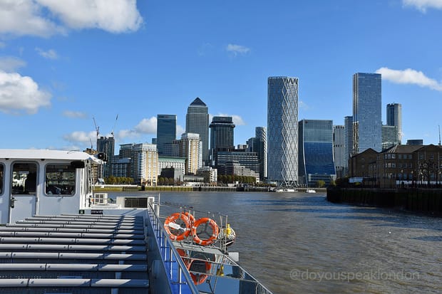 A delightful scenic Thames lunch with City Cruises