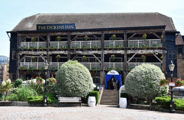 Poplars at The Dickens Inn: the perfect summer spot at St Katharine Docks!