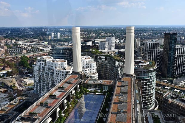 Lift 109 at Battersea Power Station: a sky-high perspective!