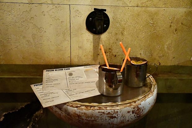 A night at Alcotraz London: unique cocktails and immersive fun!